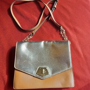 Nine West gold chain crossbody bag